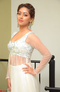 Anu Emmanuel in a Transparent White Choli Cream Ghagra Stunning Pics 108.JPG