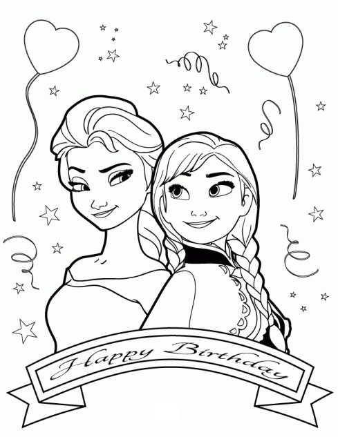  Sketsa  Gambar  Mewarnai Frozen  Elsa  dan Anna Terbaru 