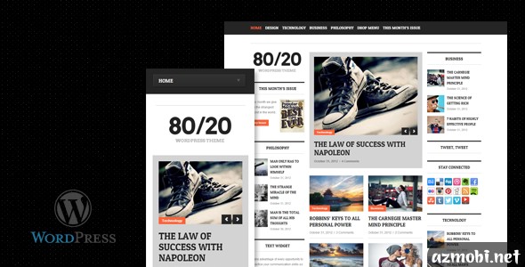 80/20 - WordPress Magazine Theme V1.0