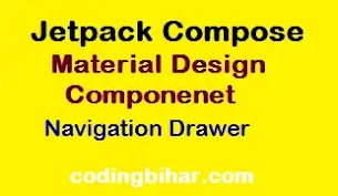 Navigation Drawer using Jetpack Compose - Coding Bihar