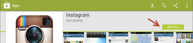 การติดตั้ง instagram ใน คอมพิวเตอร์