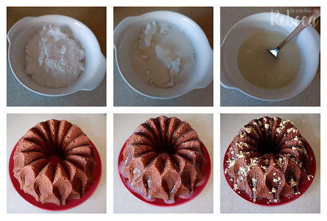 Receta de bundt cake o bizcocho de turrón de Jijona: la decoración