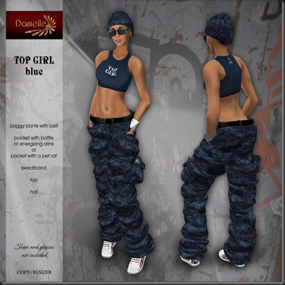 DANIELLE Top Girl - Blue'