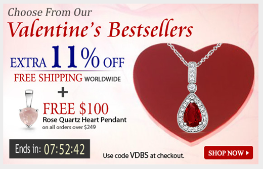 Angara Valentine's Jewelry Offer Angara Valentine's Jewelry Offer