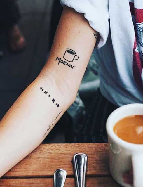 Tatuagens para quem ama tomar café 