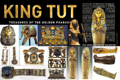 Tutanchamun-Ausstellung von Artefakten in Paris