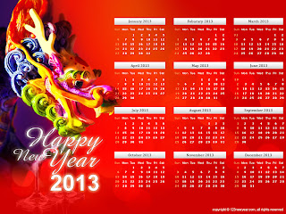Kalender 2013 Lengkap + Terbaru