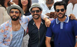 Dil Dhadakne Do movie, Dil Dhadakne Do team, Farhan Akhtar, Anil Kapoor, Ranveer Singh