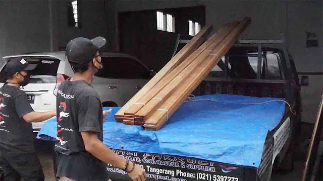 lantai kayu depok