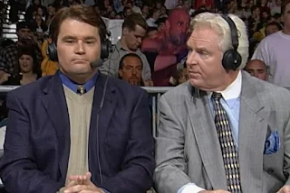 WCW Halloween Havoc 1998 - Tony Schiavone and Bobby 'The Brain' Heenan called the action