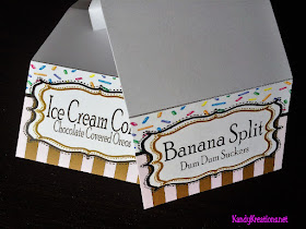 Free Printable Party Table Cards for an Ice Cream Party