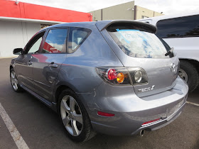 Collision repairs complete on Mazda 3 at Almost Everything Auto Body