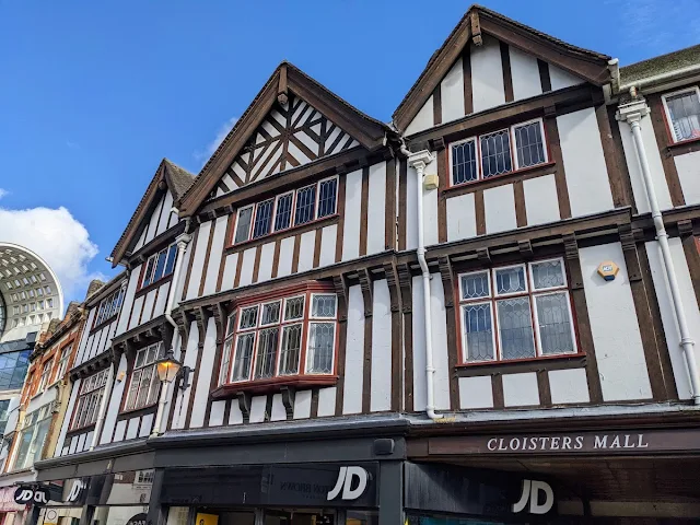 Historic Half-Timbered Facade in Kingston Upon Thames in South West London