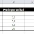 Extender la fórmula de una celda a las consecutivas en EXCEL