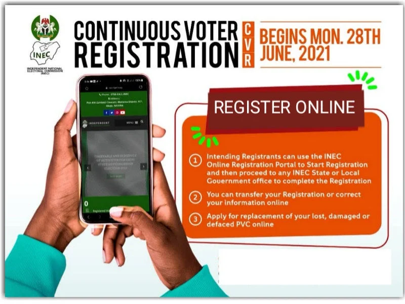 Image of Continues Voter's card Registration
