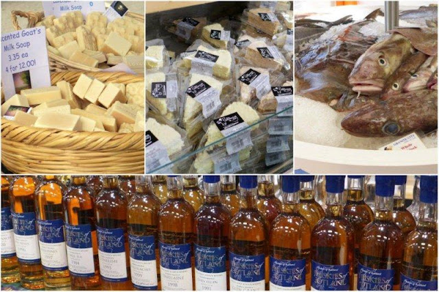 Festival Taste of Grampian, Sabor de Grampian – Jabon de leche de cabra, tartas de queso, pescado, whisky