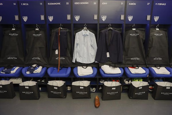 Nuevos trajes Selected para la plantilla del Málaga CF