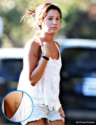 Ashley Tisdale Shows Off New Tattoo