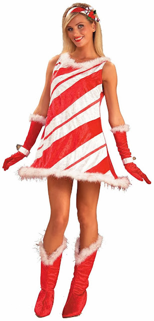 Miss Candy Cane Adult Costume