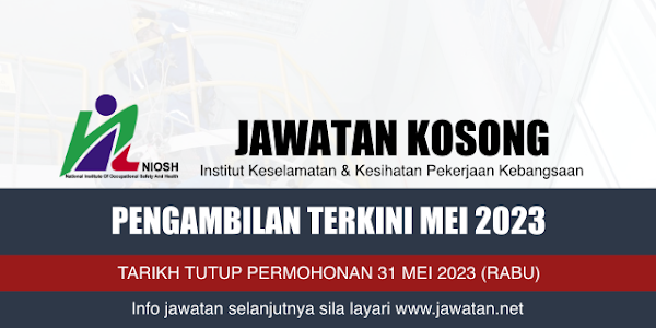 Jawatan Kosong NIOSH 2023