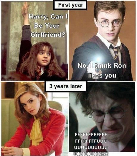 Harry Can I Be Your Girlfriend - Hermione Granger And Harry Potter - 3 Years Later 