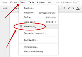 Image result for google doc speech to text