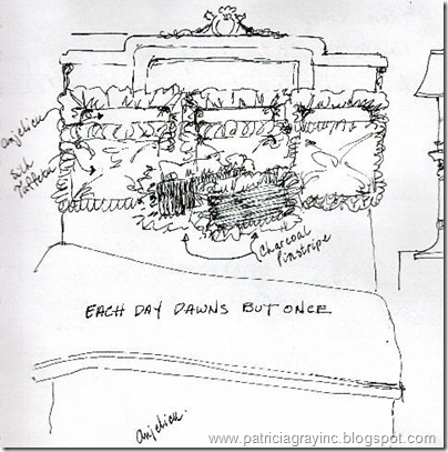 Interior Design Sketches Cushion Details 