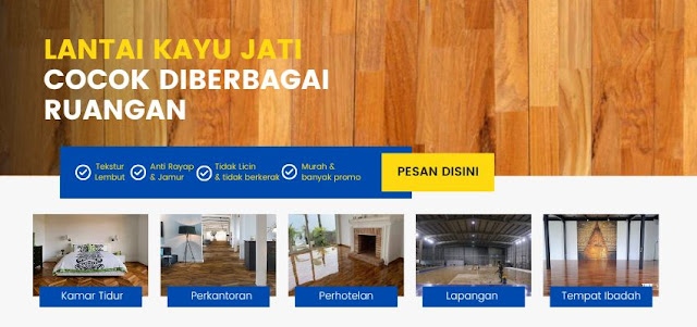 Lantai Kayu Jati