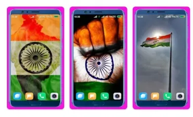 3D Indian Flag Letter Photo Frame | Indian Flag Alphabet Letters