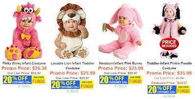If parents are too busy with their works, they can visit costumediscounters.com to find some great Halloween costumes with promotion price for kids.