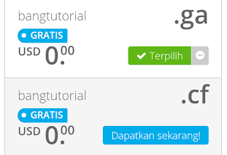 Mendaftarkan Nama Domain Baru di Freenom