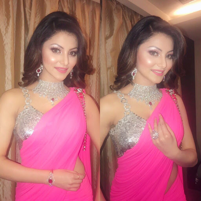 Actress Urvashi Rautela spotted wearing SLG Jewellery 