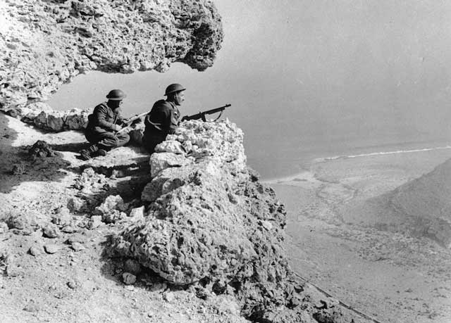 British soldiers on patrol in the Western Desert, 26 February 1942 worldwartwo.filminspector.com