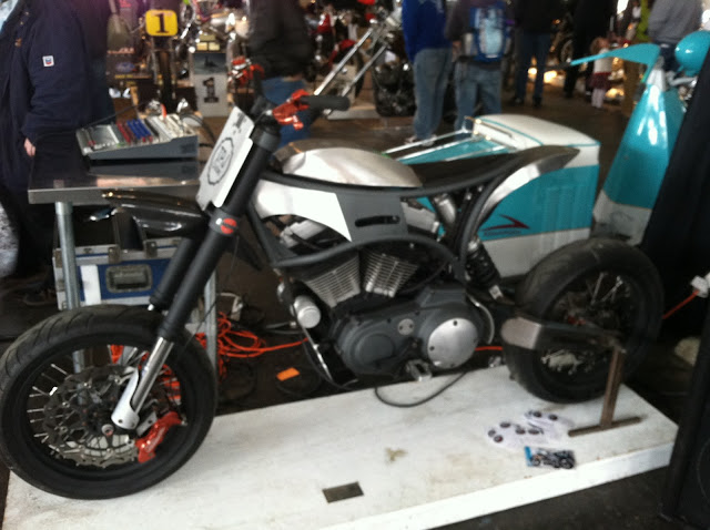 A Buell engined super moto from TPJ Customs. 