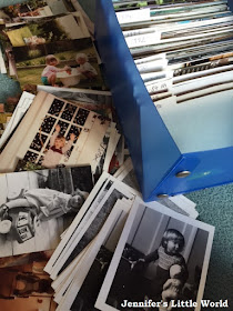 Box of old photographs