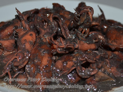 Adobong Baby Pusit, Baby Squid Adobo