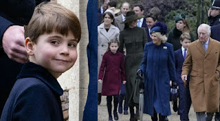 British royal family attends church service on Christmas day