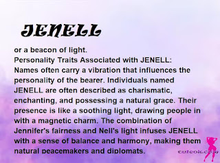 ▷ meaning of the name JENELL (✔)