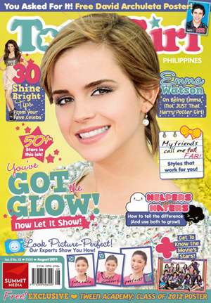 August 2011 Issue with Emma Watson on the cover