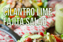 Paleo Chicken Fajita Salad with Honey Lime Vinaigrette Recipe {Paleo, Clean Eating, Gluten-Free, Dairy-Free}