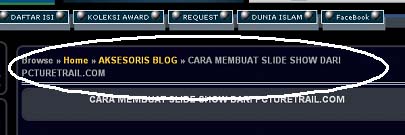 Cara Membuat Navigasi Breadcrumb Pada Blogspot