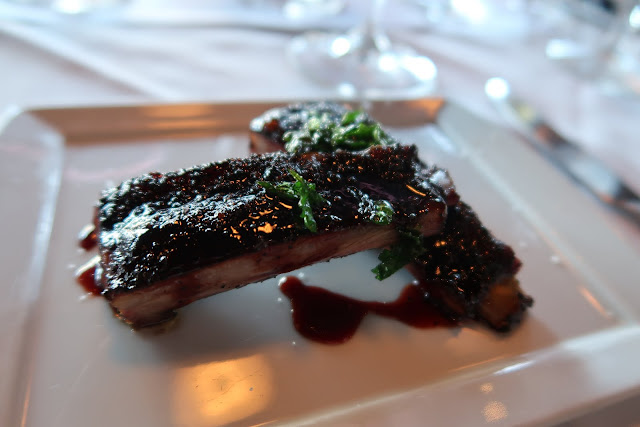 Smoked Lamb Ribs from One Market Restaurant.