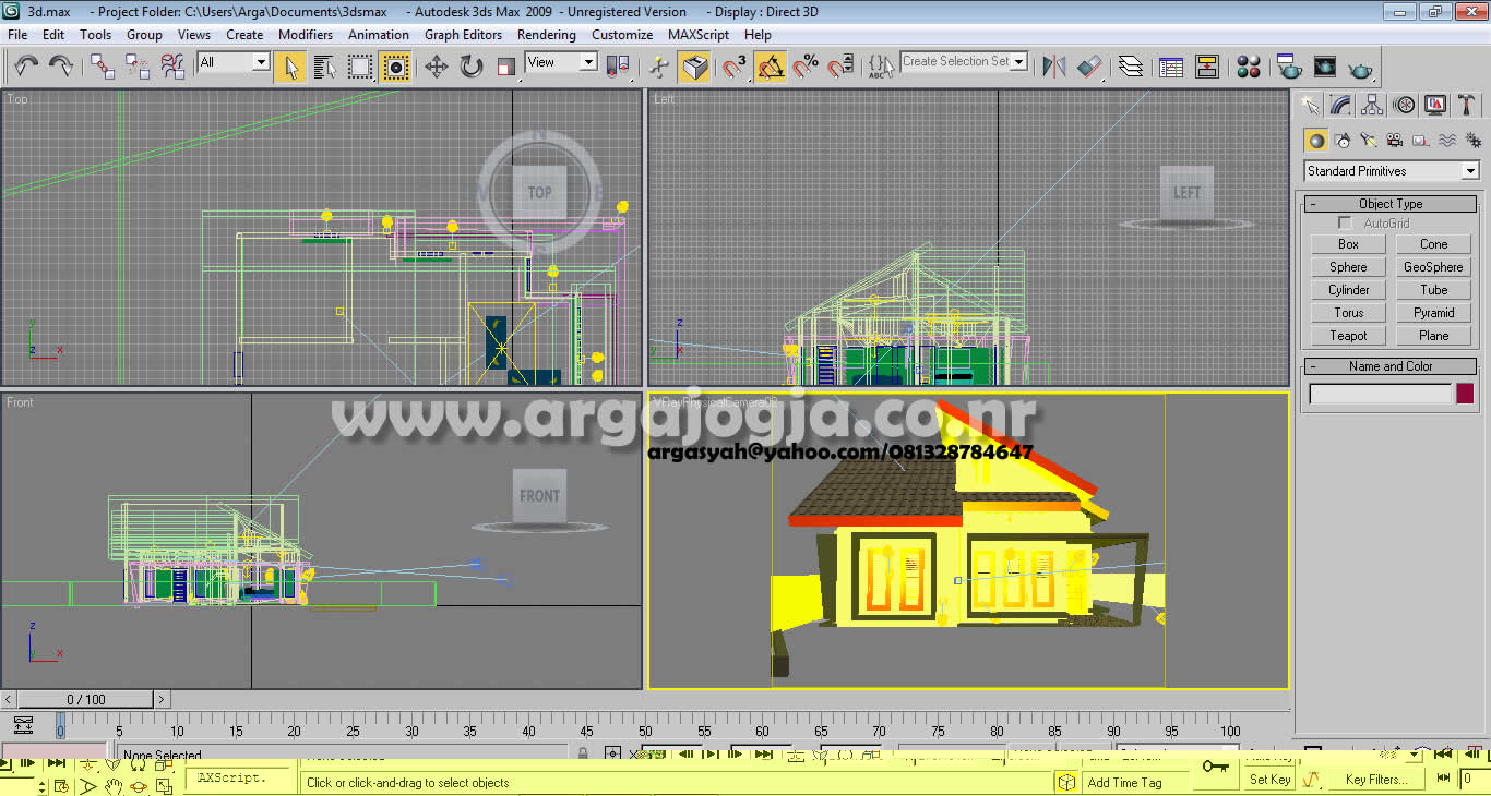 Desain Rumah Modern Minimalis Tropis Arga Jogja Files