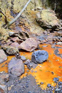 Orange Water in Rio Viejo, Puriscal, Costa Rica