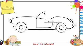 Toy car Easy Drawings