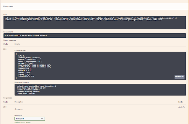 ASP.NET Core API : How to Update or edit a record, Update or edit a record in sql,Update or edit  a  record, crud operation in ASP.Net Core Web API, CRUD operation in AsP.Net Core, Retrieve,Insert,Delete, Update in ASP.NET API, ASP.NET Core API , web api, asp.net web api, code-first entity framework,swagger, Insert or Create a record using code-first entity framework, how to Update or edit a record using asp.net core web api, write web api for Updating or editing records,  write web api for Updating or editing records using asp.net core web api