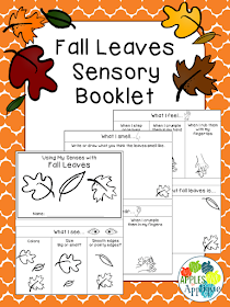 Fall Leaves Sensory Booklet | Apples to Applique