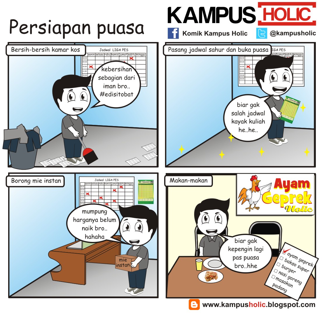 Komik Kehidupan Mahasiswa Di Bulan Puasa Page 7 KASKUS