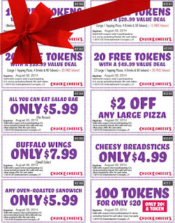 Free Printable Chuck E Cheese Coupons