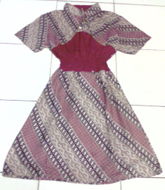Dress batik kera sanghai